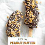 pin for Peanut Butter and Chocolate Covered Bananas
