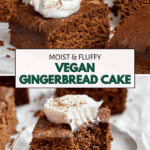 pin for Vegan Gingerbread Cake