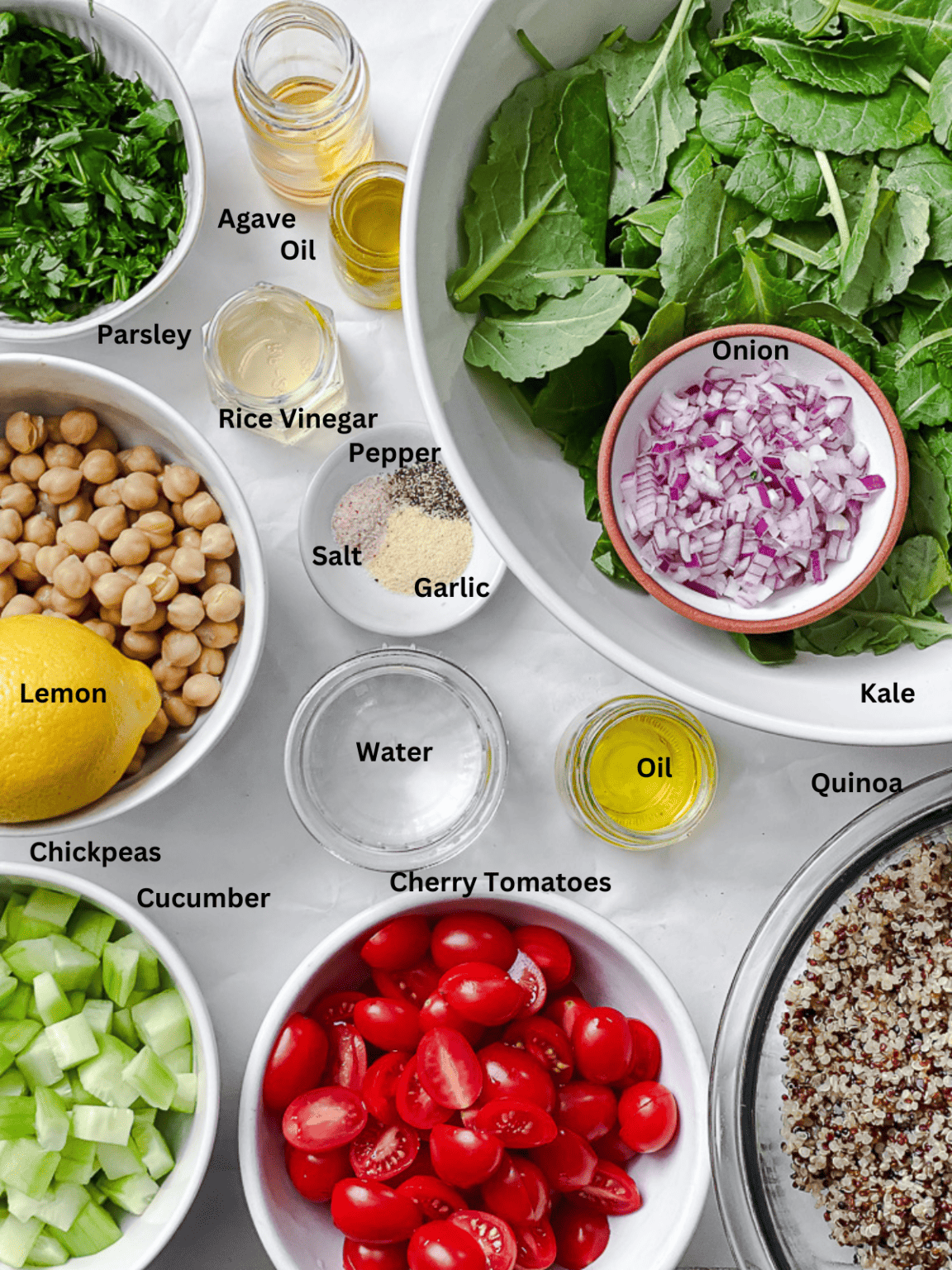 Kale Quinoa Salad - Plant-Based on a Budget