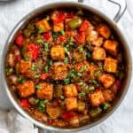 completed Sweet and Sour Tofu in a dish