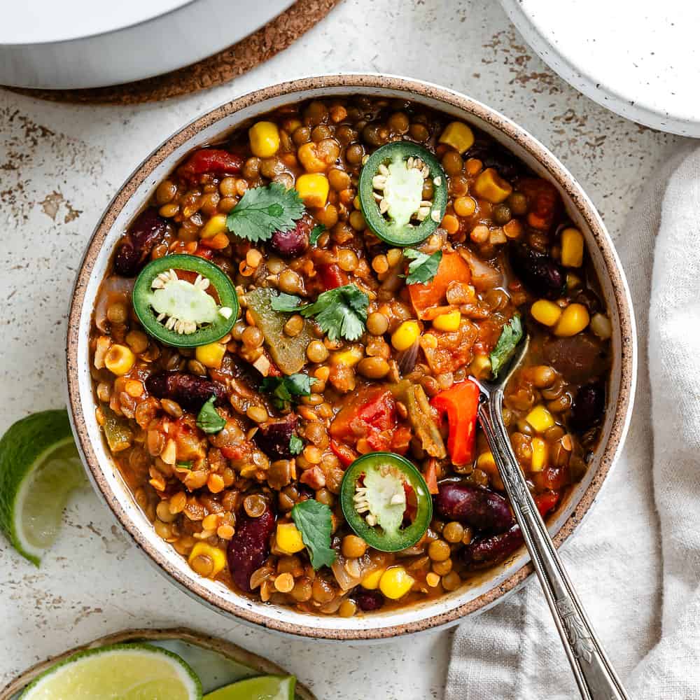 Lentil Bean Chili-image