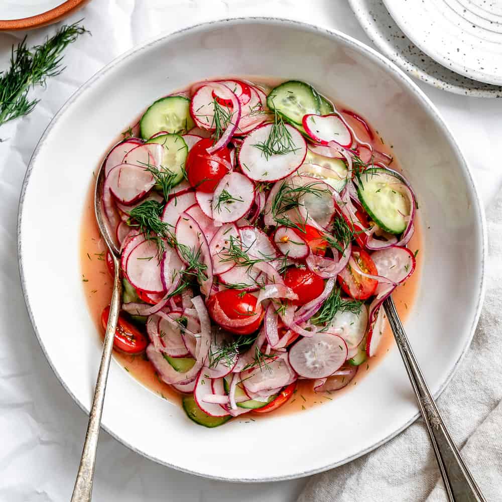 Cucumber Radish Salad