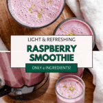 pin for Easy Raspberry Smoothie