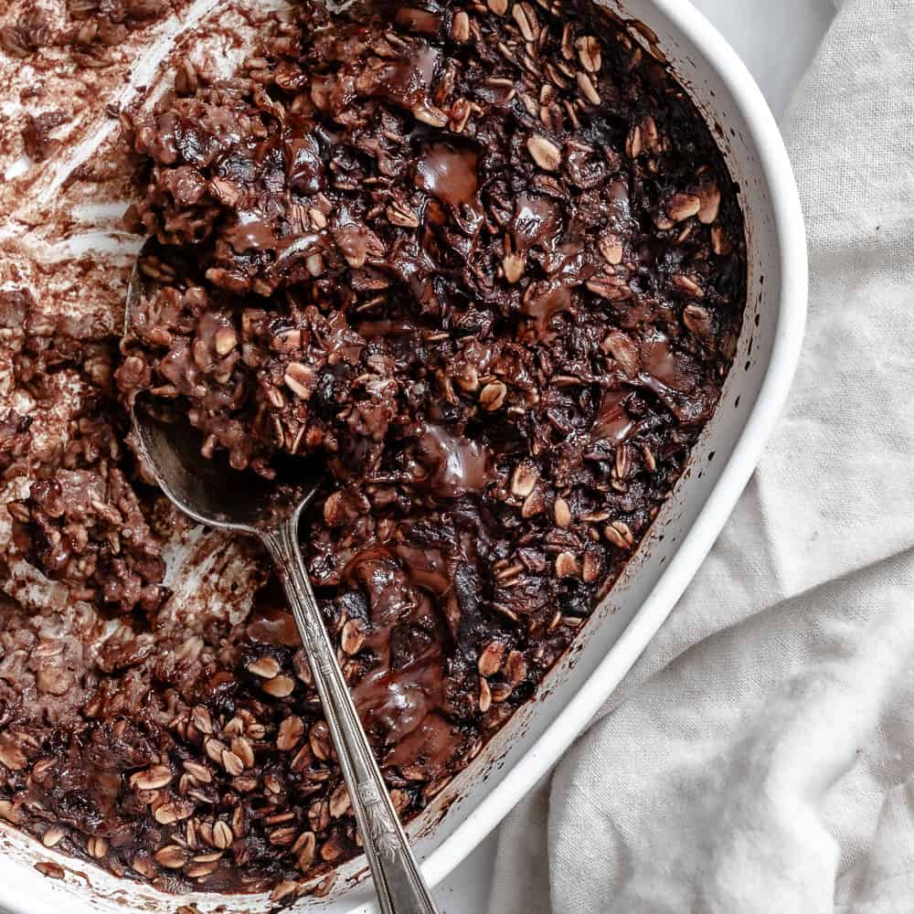 Chocolate Baked Oatmeal [Blended or Whole]