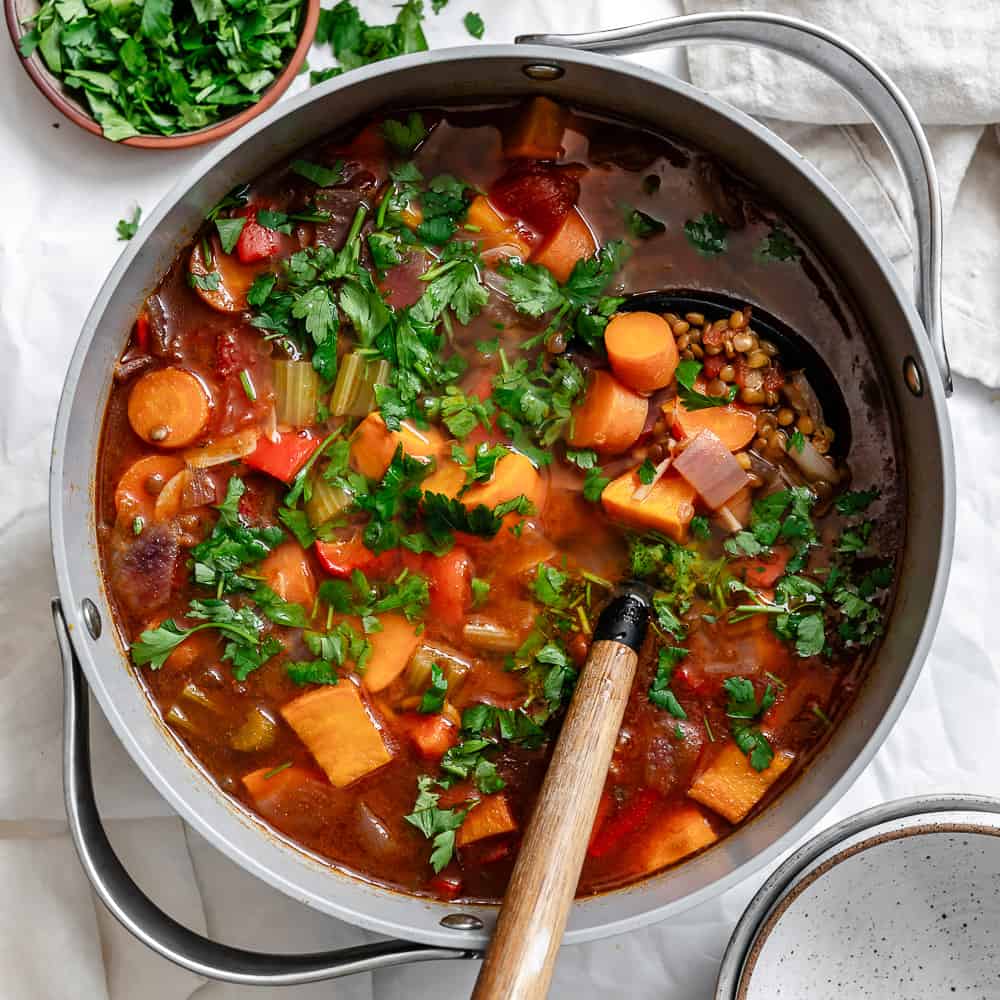 Lentil and Sweet Potato Soup