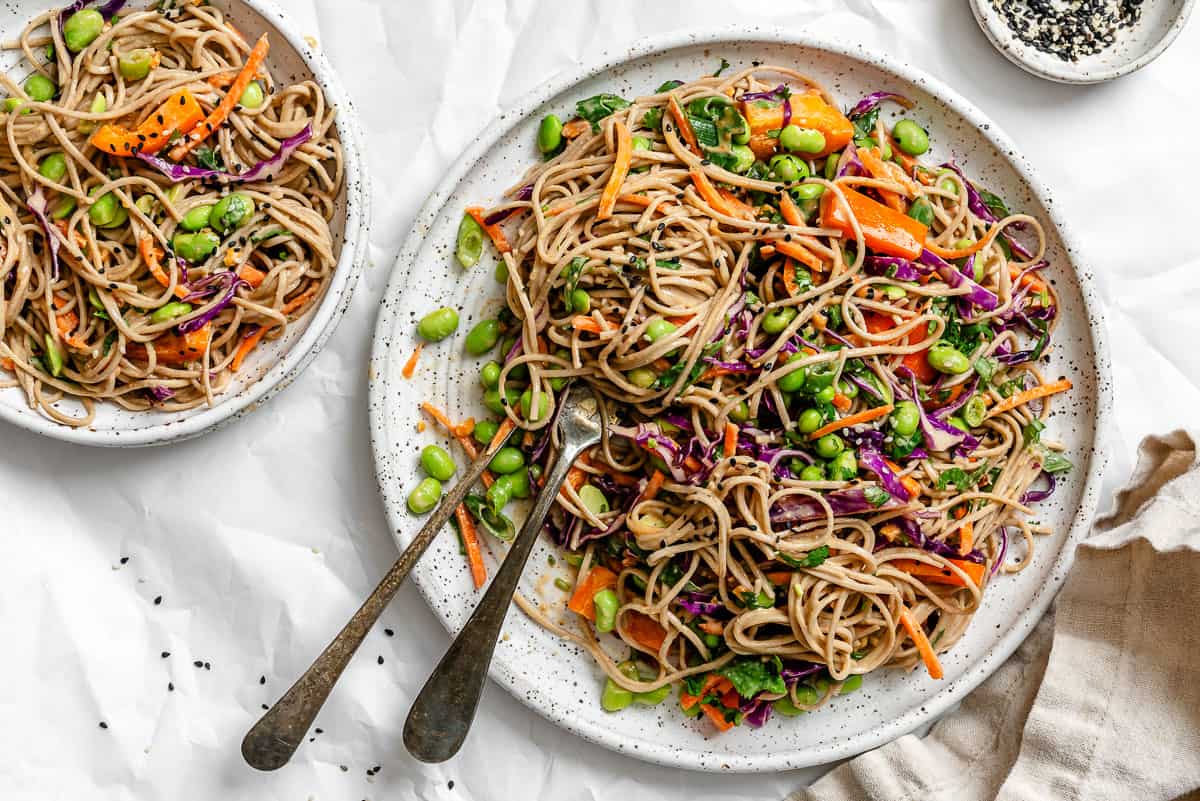 Soba Noodle Salad - Plant-Based on a Budget