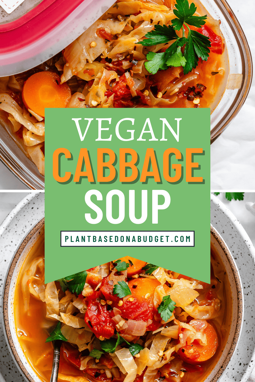 Vegan Cabbage Soup [stove, Ip, Crockpot] - Plant-based On A Budget