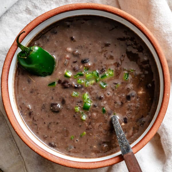 Black Bean Soup - Plant-Based on a Budget