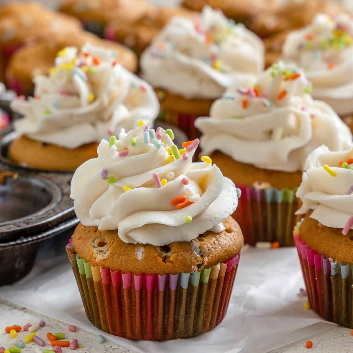 Vegan Funfetti Cupcakes