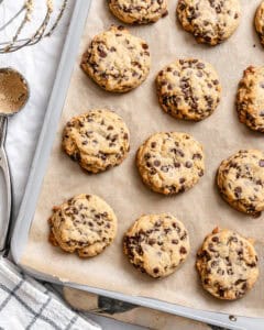 completed Kitchen Sink Cookies in baking dish
