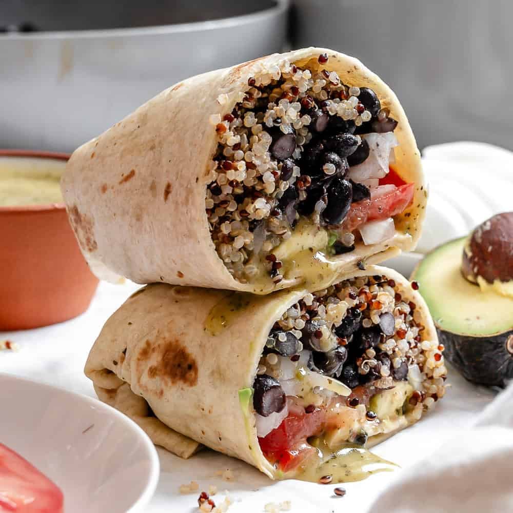Quinoa Burritos With Black Beans
