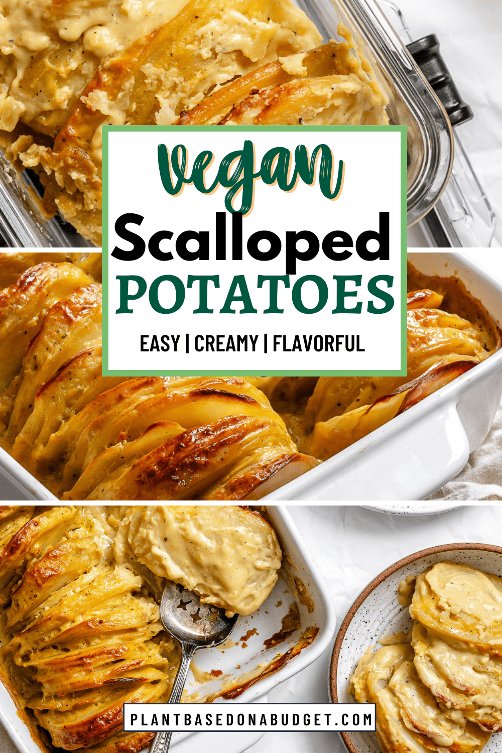 Vegan Scalloped Potatoes - Plant-Based on a Budget