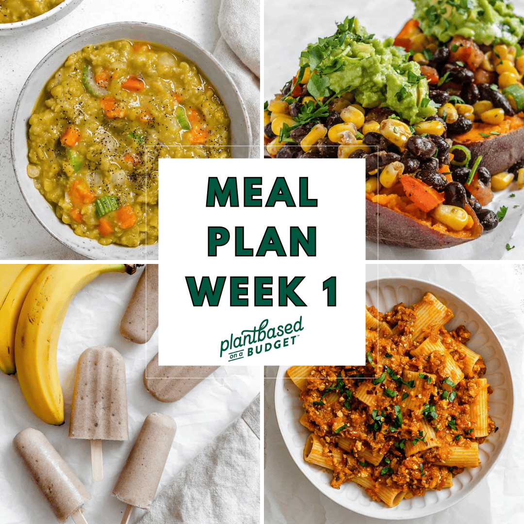 graphic for Week 1 Meal Plan