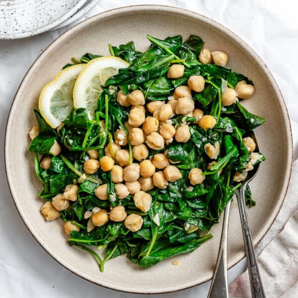 Kale Garbanzo Bean Salad - Plant-Based on a Budget