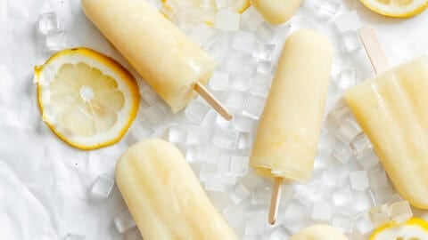 Easy Lemon Popsicles - Plant-Based on a Budget