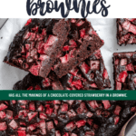 pin for Strawberry Brownies