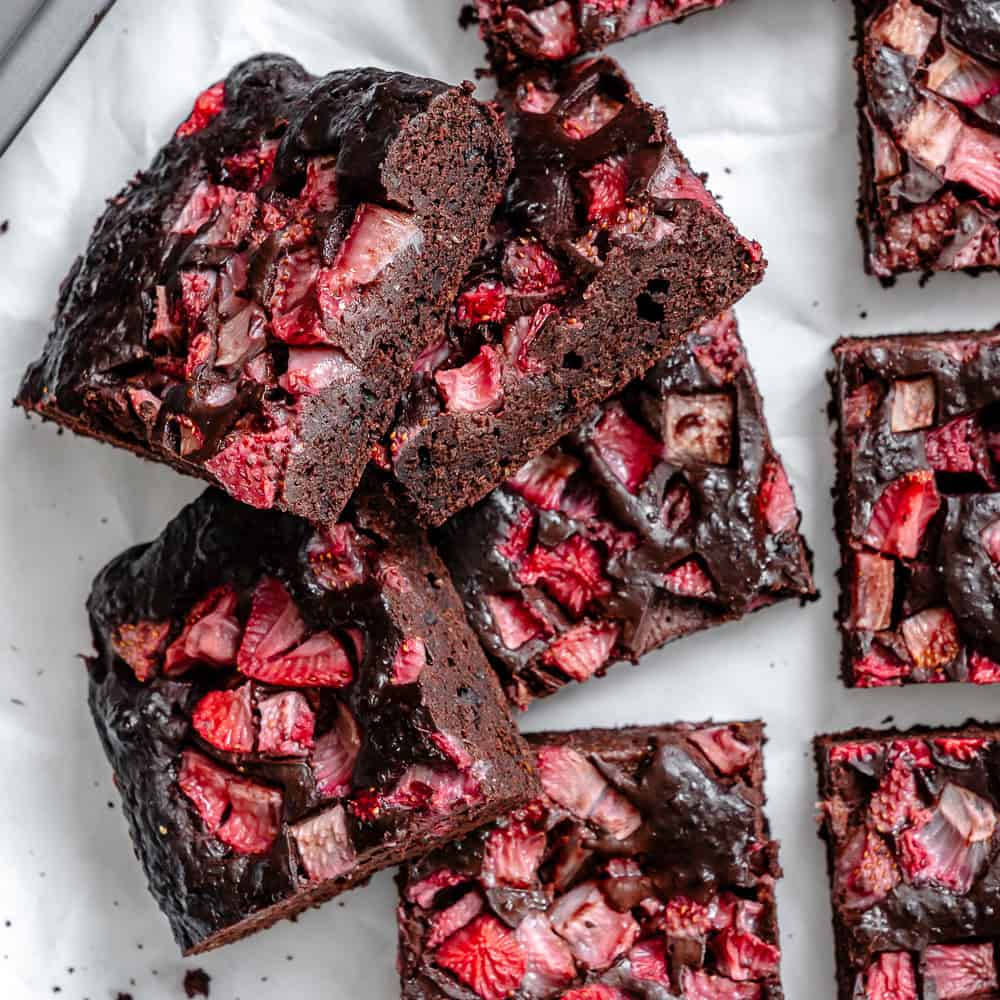 Strawberry Brownies