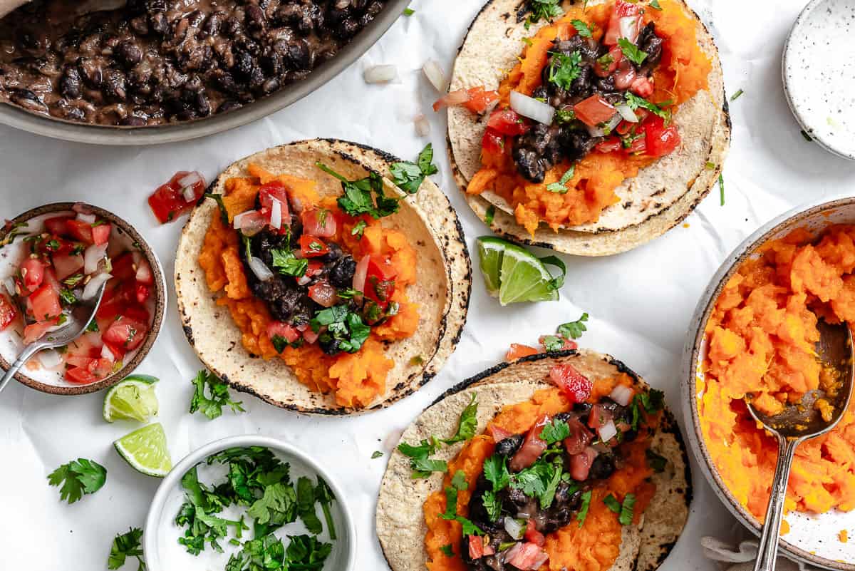 Sweet Potato and Black Bean Tacos