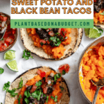 pin for Sweet Potato and Black Bean Tacos