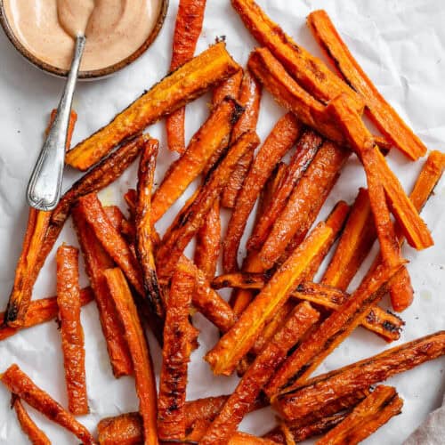 Carrot Fries [Oven + Air Fryer] - Plant-Based on a Budget