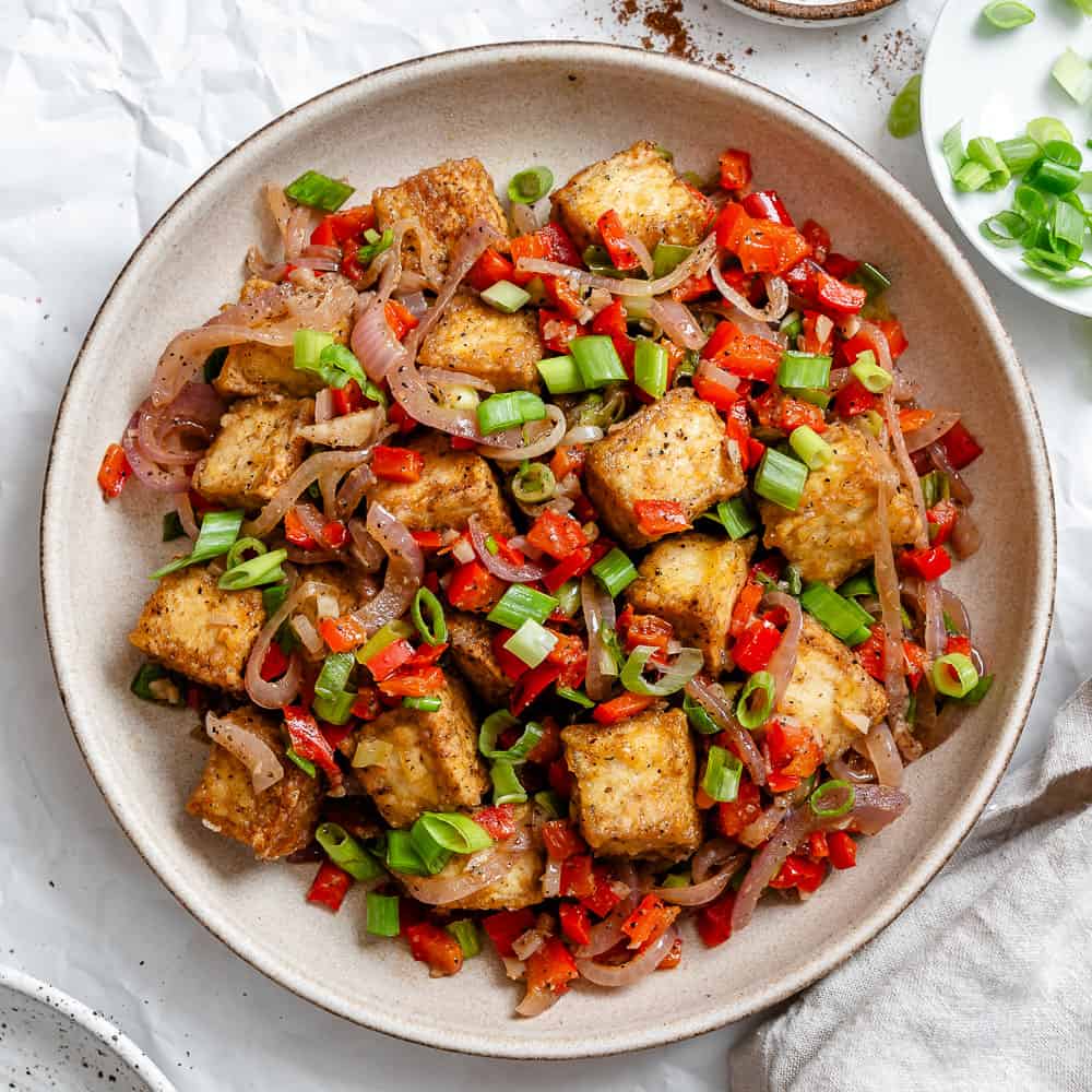 Crispy Salt and Pepper Tofu
