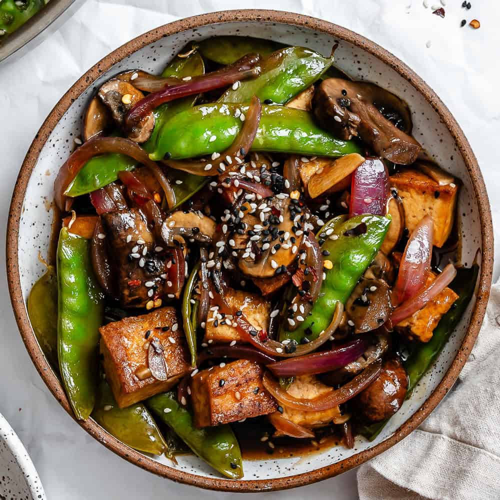 Stir Fried Veggies With Tofu