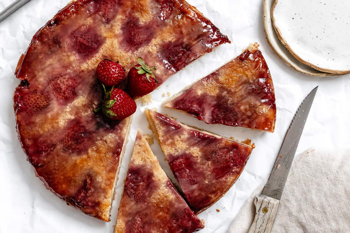 Strawberry Upside Down Cake