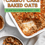 pin for Carrot Cake Baked Oats