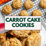 pin for Carrot Cake Cookies (Vegan)