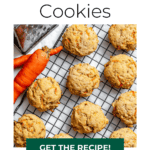 pin for Carrot Cake Cookies (Vegan)