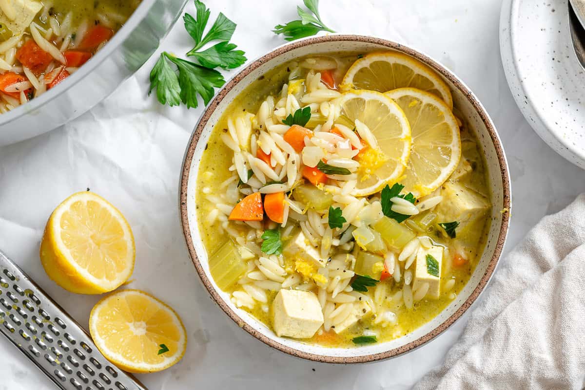 Lemon Orzo Soup