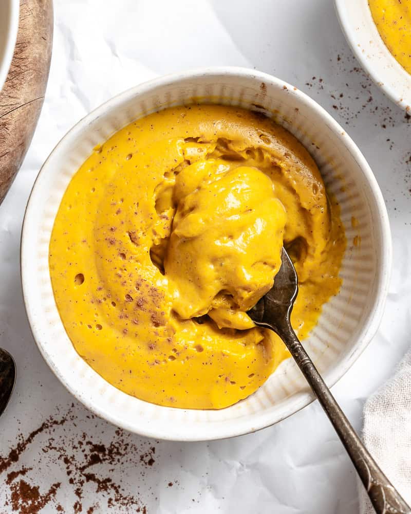 completed Easy Pumpkin Pudding in a bowl