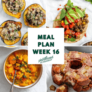 week 16 meal plan graphic