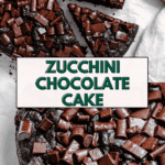 pin for Chocolate Zucchini Cake