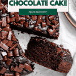 pin for Chocolate Zucchini Cake