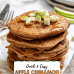 pin for Apple Cinnamon Pancakes