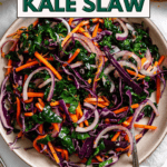 pin for Crunchy Kale Slaw