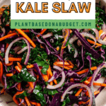 pin for Crunchy Kale Slaw