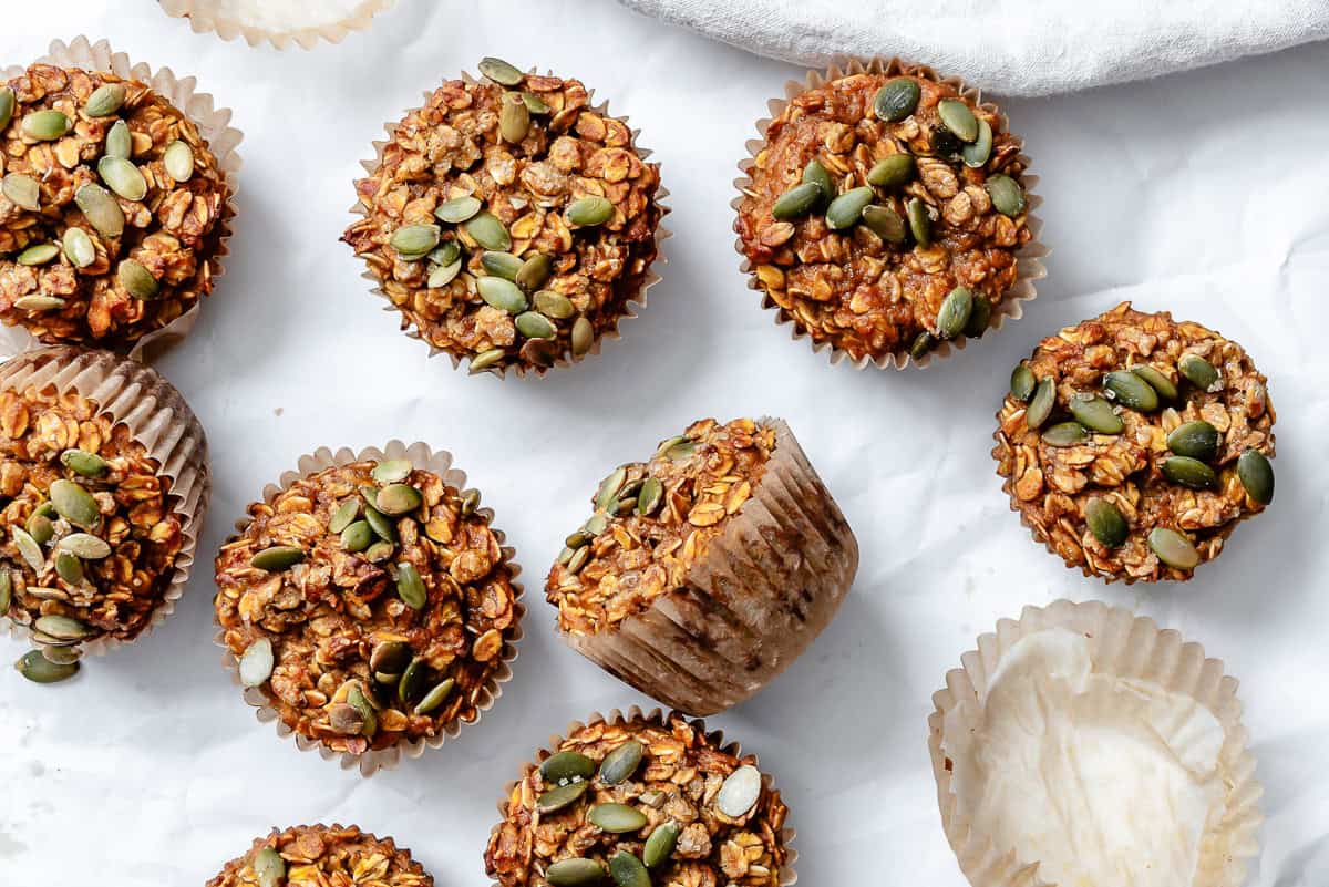 Pumpkin Oatmeal Muffins