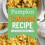 pin for Easy Pumpkin Oatmeal