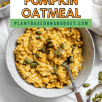 pin for Easy Pumpkin Oatmeal