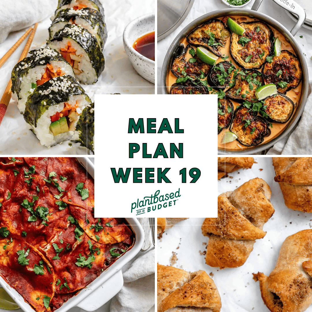 Week 19 Meal Plan