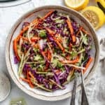 completed Broccoli Slaw in a bowl