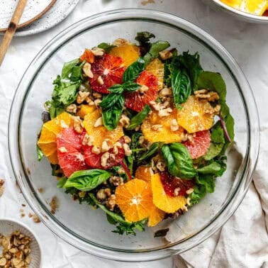 completed Quick and Easy Citrus Salad in a bowl