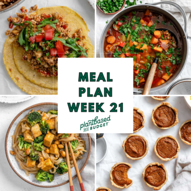 week 21 meal plan graphic