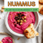 pin for Easy Beet Hummus