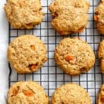 completed Easy Persimmon Cookies on cooling wrack