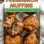 pin for Easy Persimmon Muffins