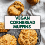 pin for Vegan Cornbread Muffins
