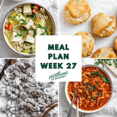 graphic for Meal Plan Week 27